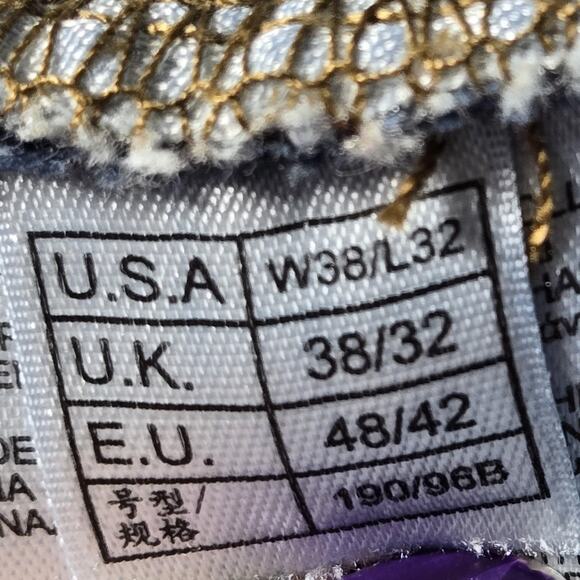 Brooks Brothers Jeans Mens 38x30 Blue Straight Fit Stretch 5-Pocket Classic - Picture 7 of 11